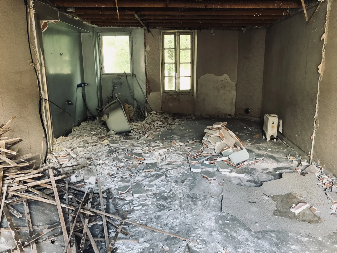 Pendant les travaux